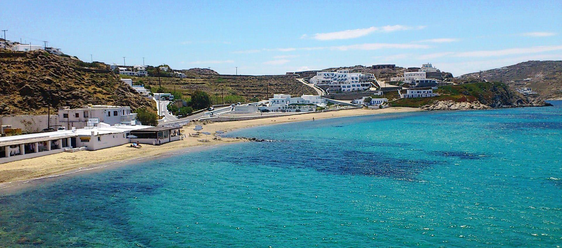 Megali Ammos Beach in Mykonos island, Greece - Mykonos Traveller