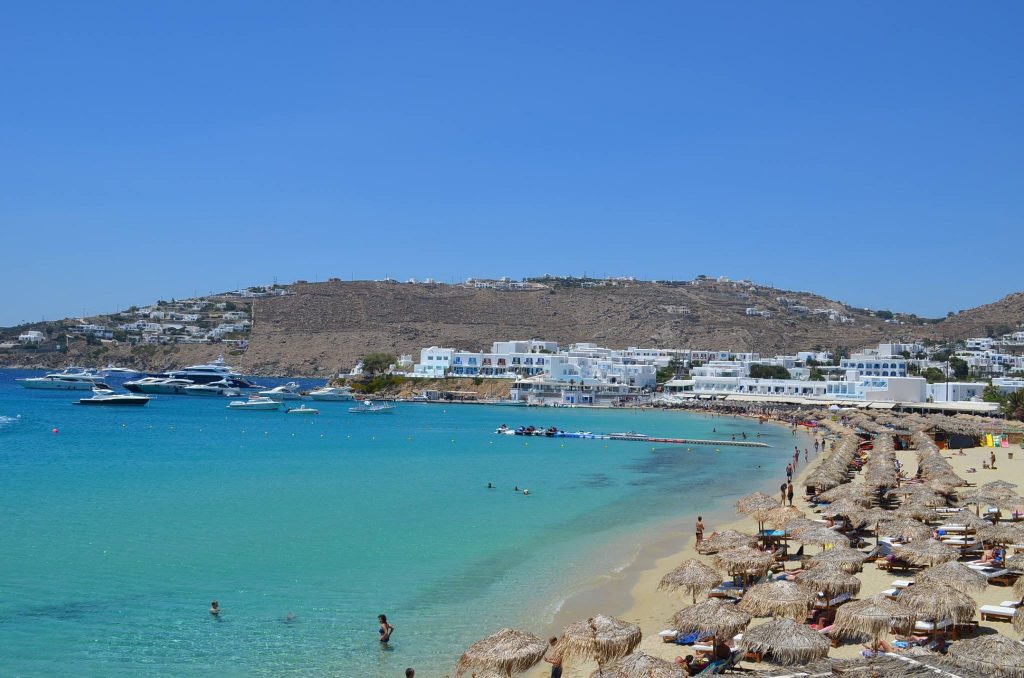 Platis Gialos Beach in Mykonos island, Greece - Mykonos Traveller