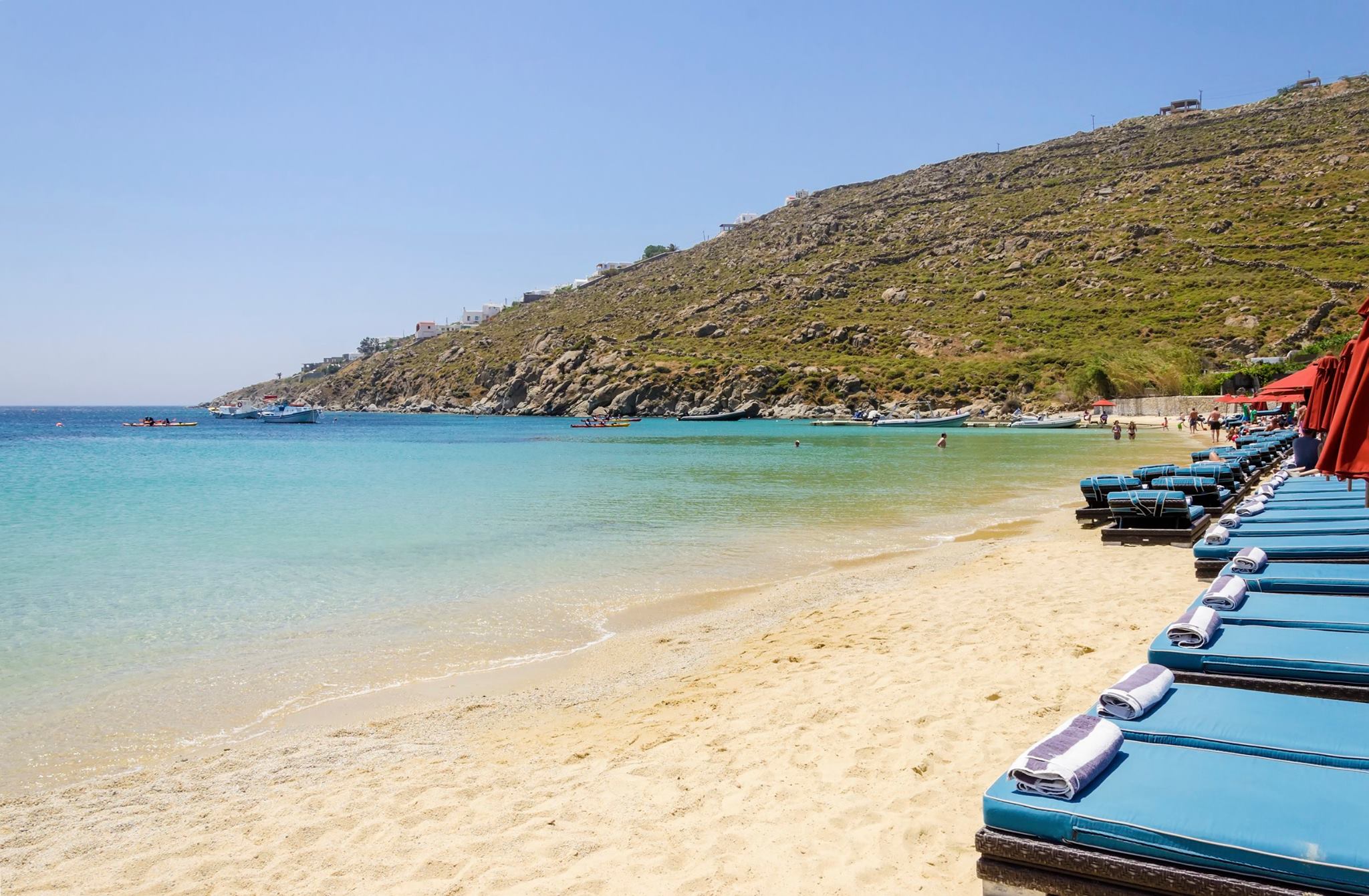 Psarou Beach in Mykonos island, Greece  Mykonos Traveller