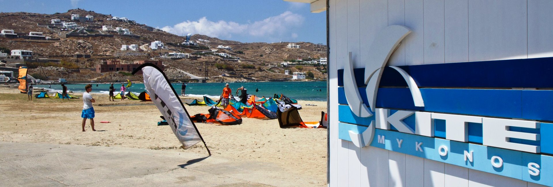 Kitesurfing Mykonos - Kiteboarding lessons and gear rental