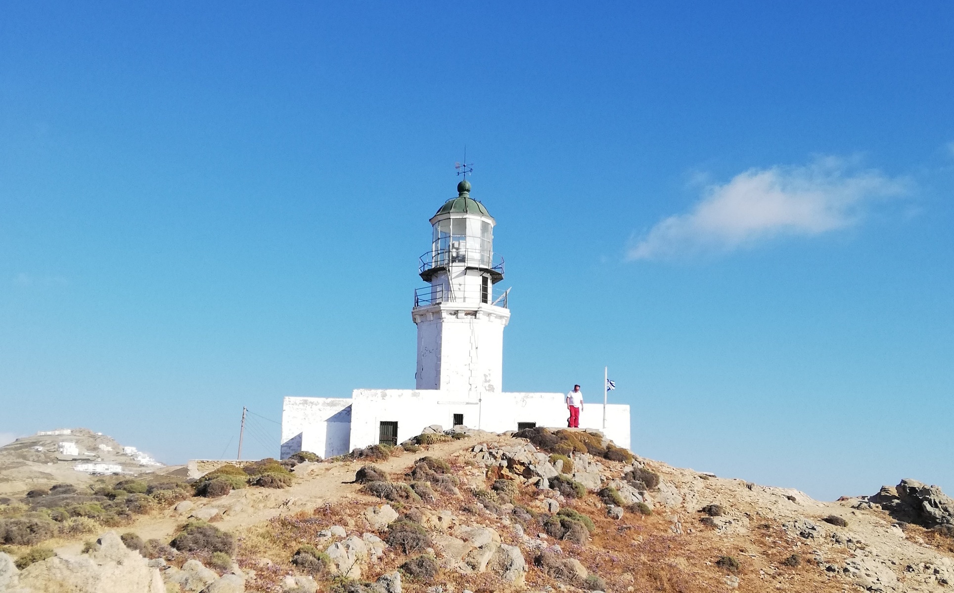 Faros Armenistis Lighthouse Mykonos island in Greece - Mykonos Traveller
