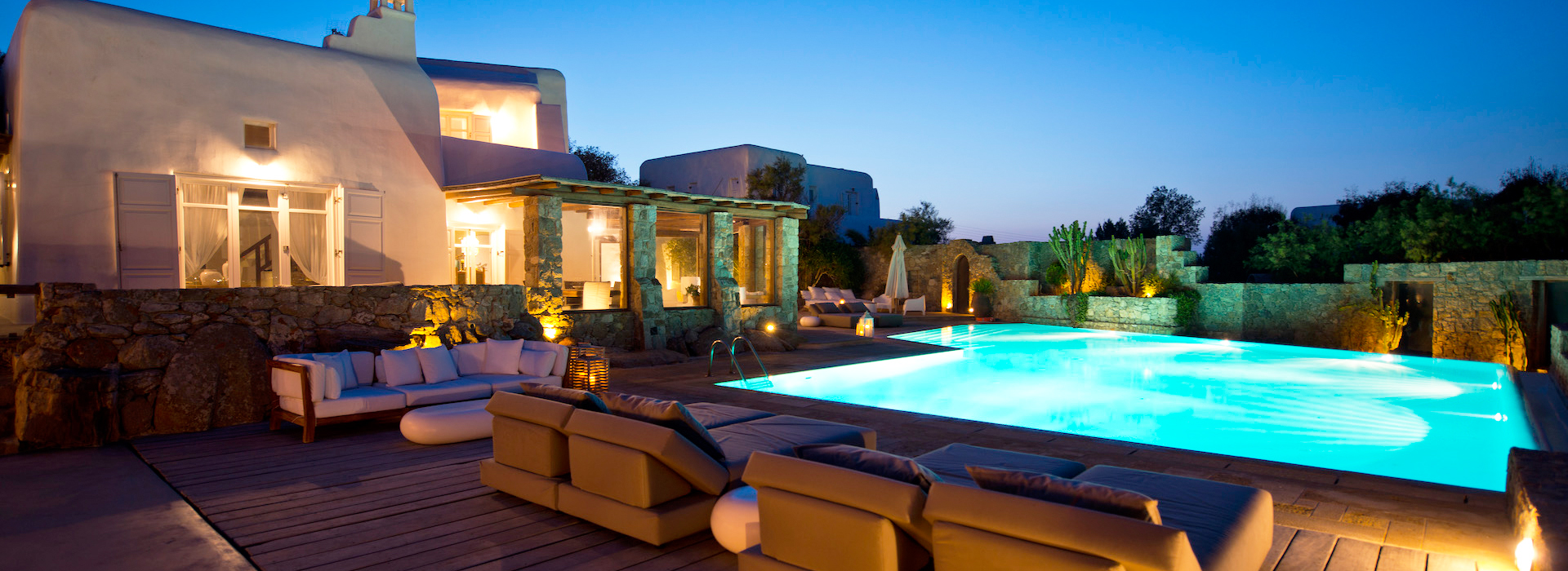 Villa Sea Blue Mykonos- 6 Bedroom Villa for at Agios Ioannis