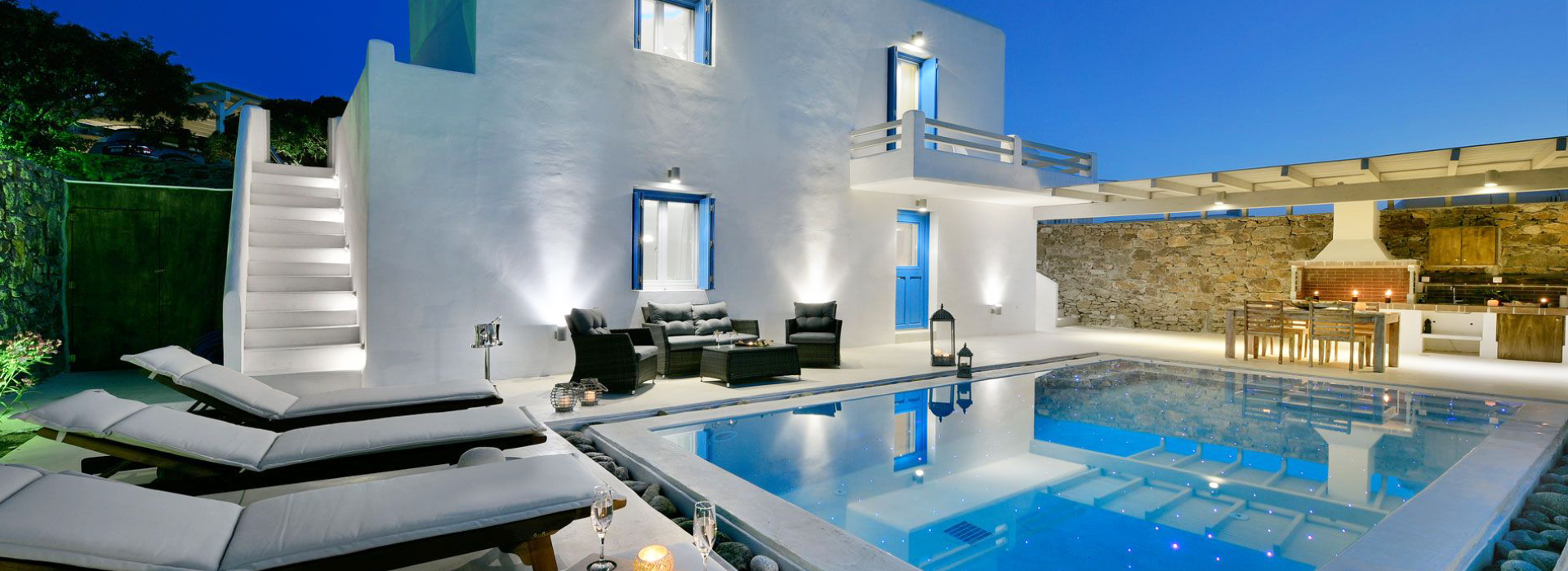 Villa Leonidas - 2 bedroom Villa in Mykonos Town with Private Pool