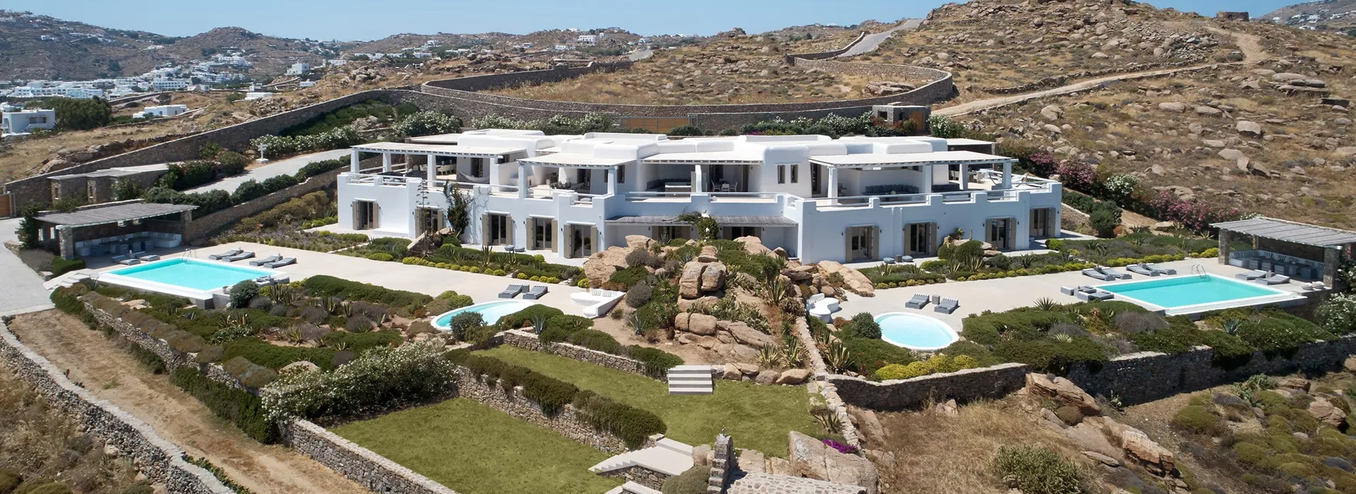 Villa Eden Retreat Mykonos - 16 Bedroom Villa with private beach