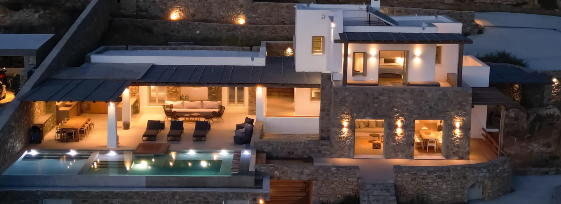 Villa LightHouse Mykonos is a stunning luxury summer home